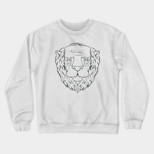 Mane-Pattern Baldness Crewneck Sweatshirt